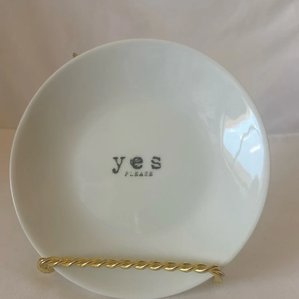 (3) Pottery Barn cocktail plates